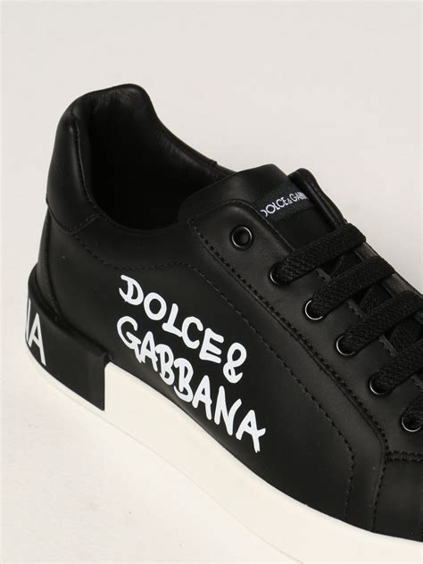 dolce gabbana sneakers black and white|dolce and gabbana sneakers sale.